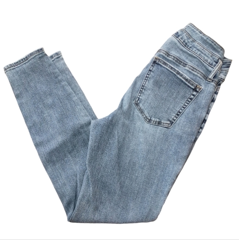 Silver High Note Skinny Jeans Size 28